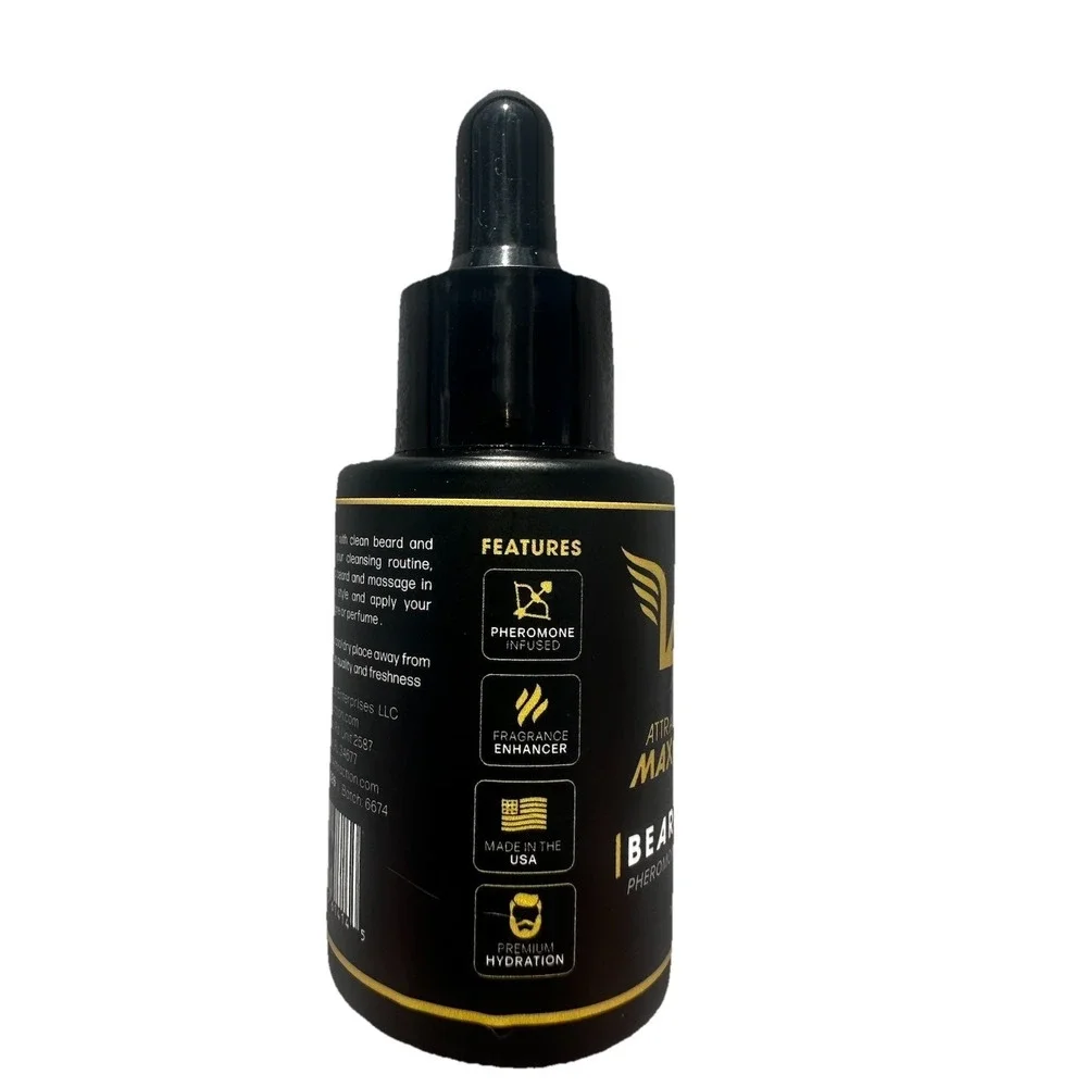 LATI Attraction Maxing Pheromone Enhanced Beard Oil 1 fl oz Made in USA EXP 2026